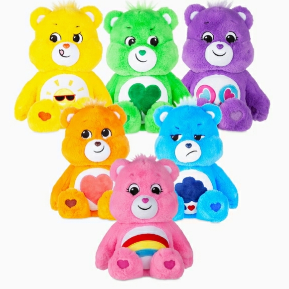 NWT Adorable CARE BEARS 14" Pink Cheer Bear in Box - Picture 6 of 11